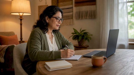 Psychiatrist conducting telehealth session in study