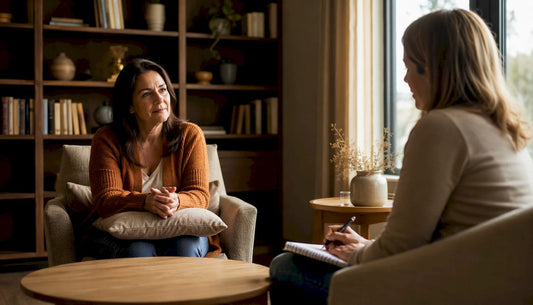 Adult woman undergoing ADHD clinical evaluation