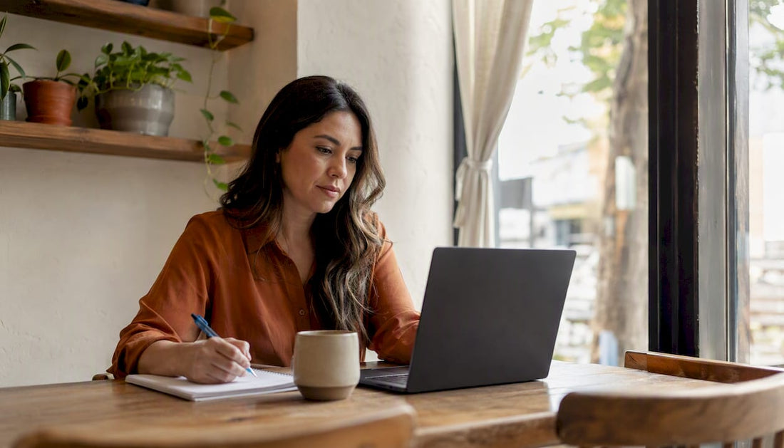 Clinician conducting virtual mental health intake
