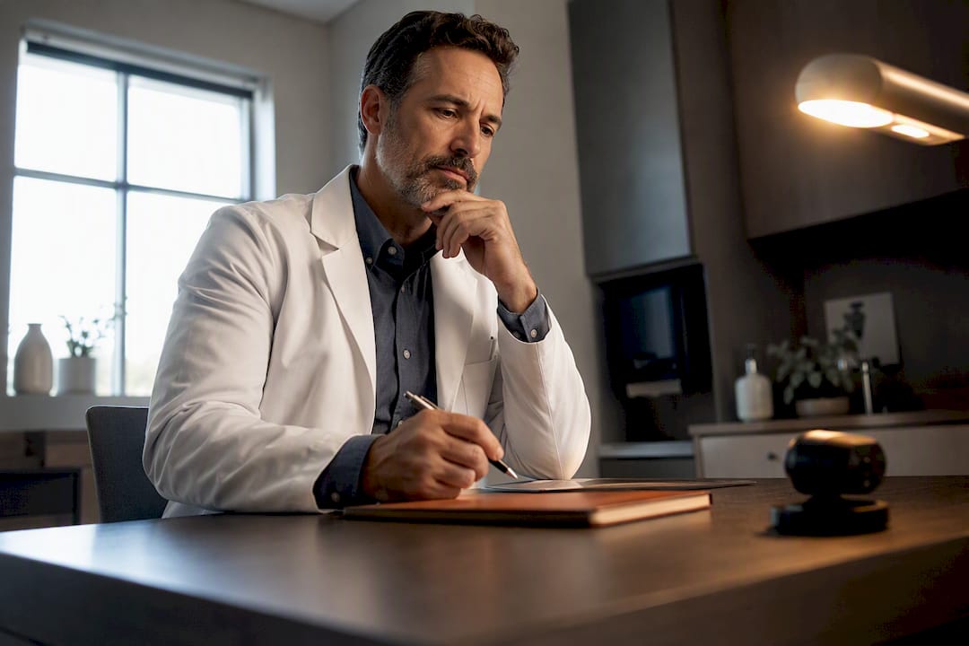 Clinician reviewing telehealth prescribing requirements
